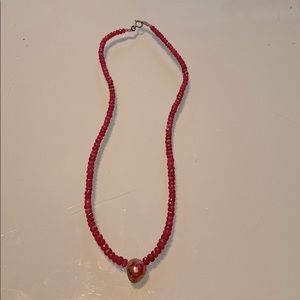 Garnet necklace